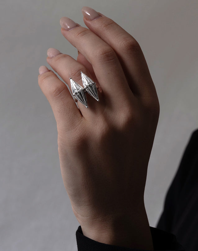 Geometric Hab Al Hail Ring