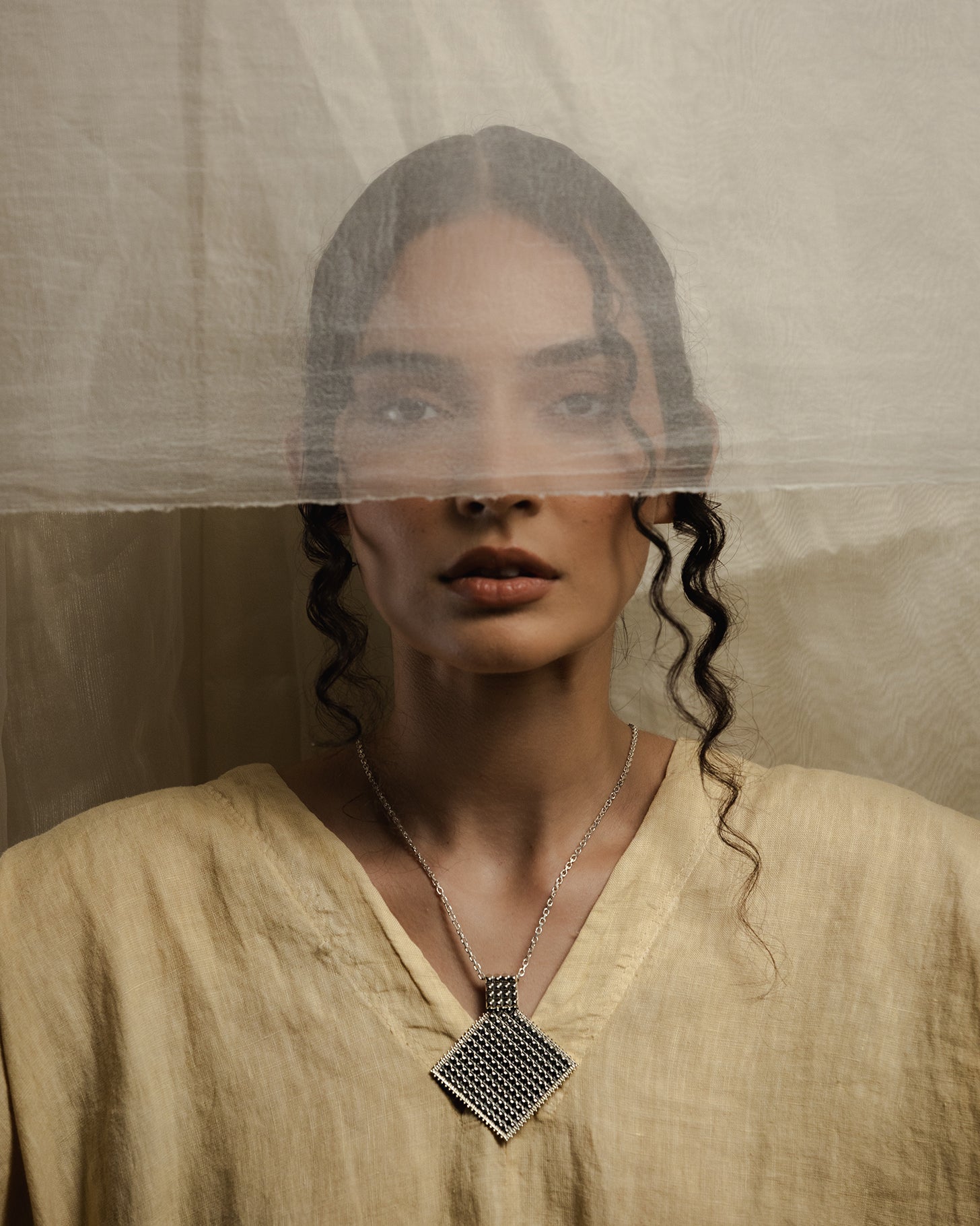Qurd Al Hail Al Murabba Necklace