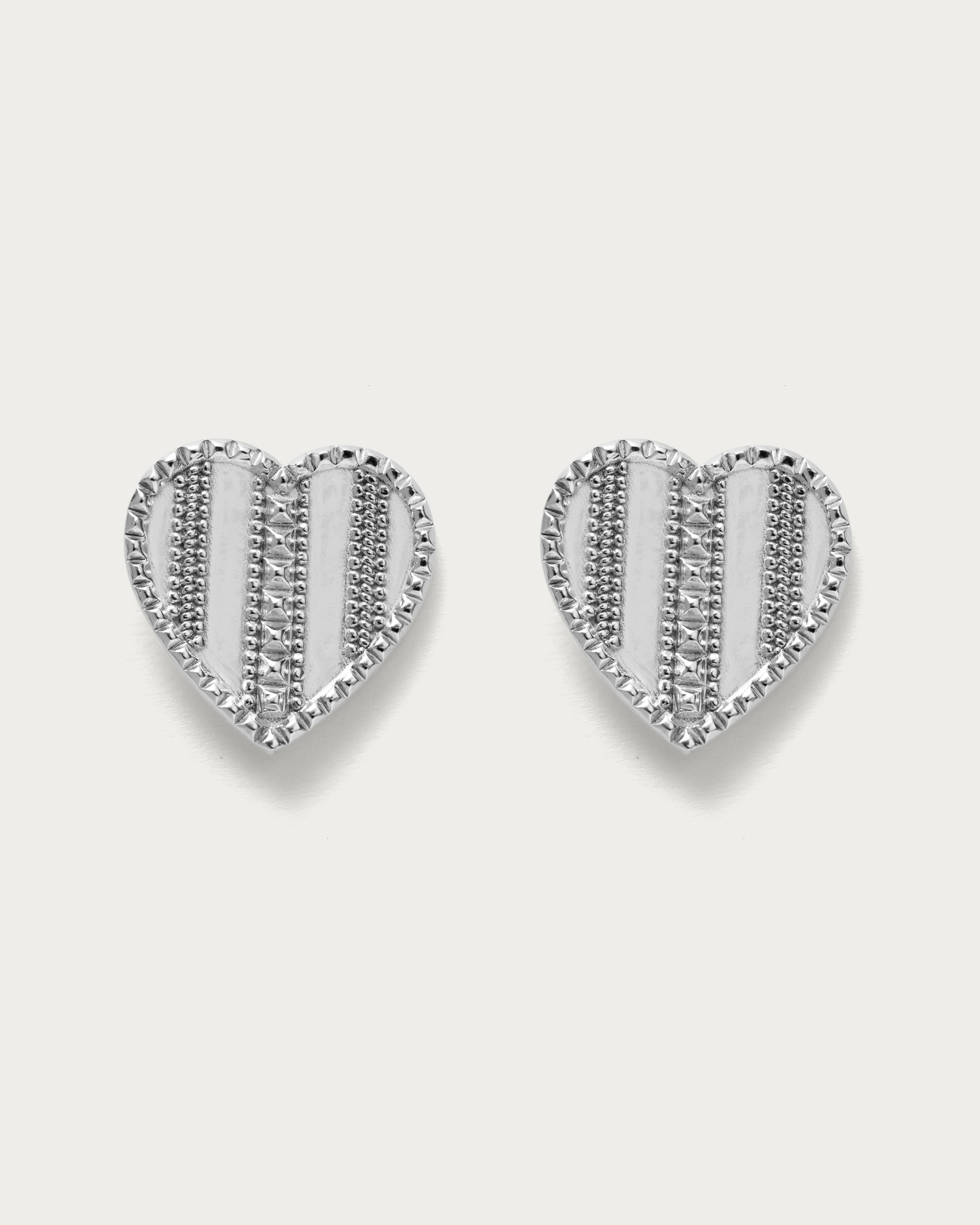 Heart Stud Earrings