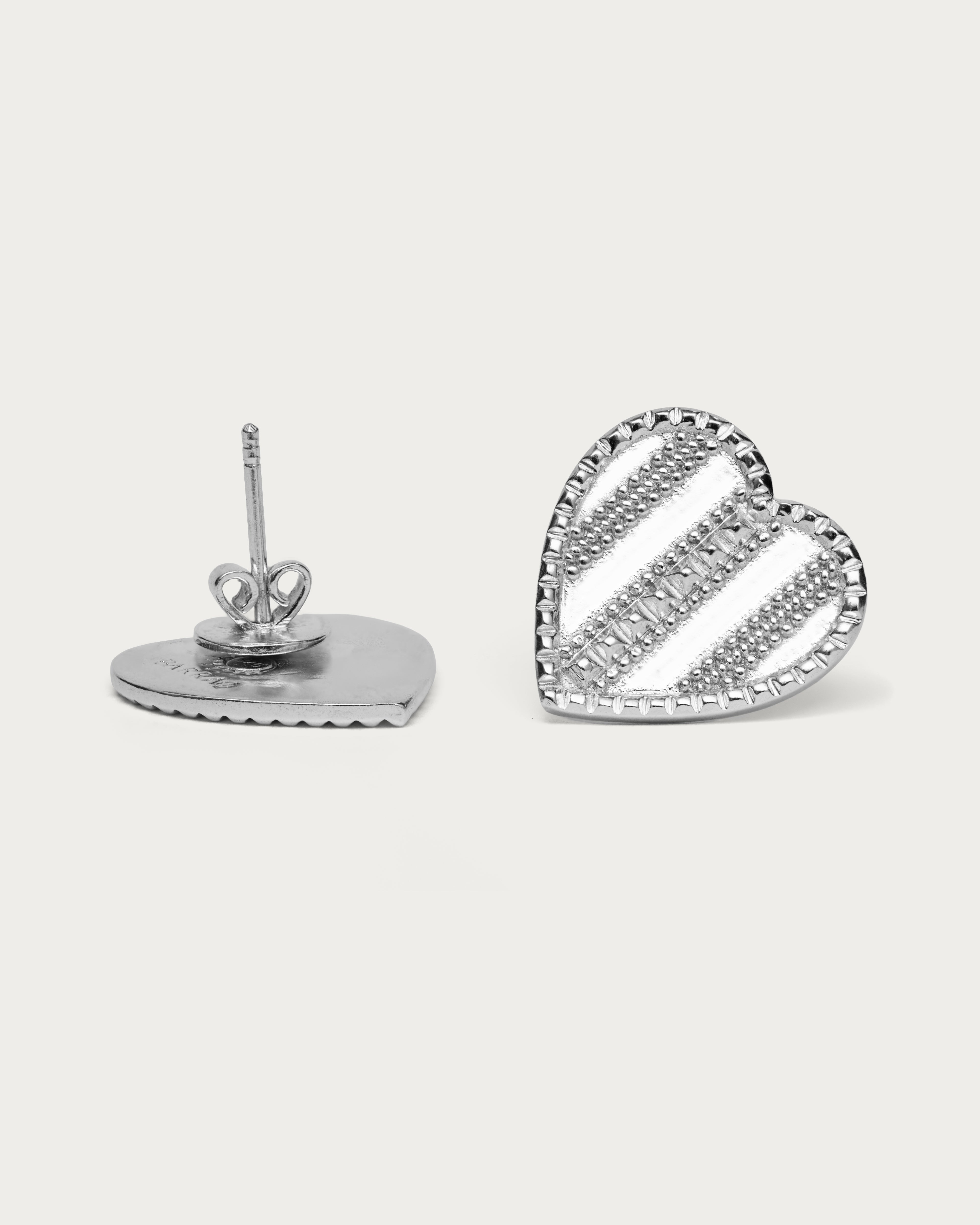 Heart Stud Earrings