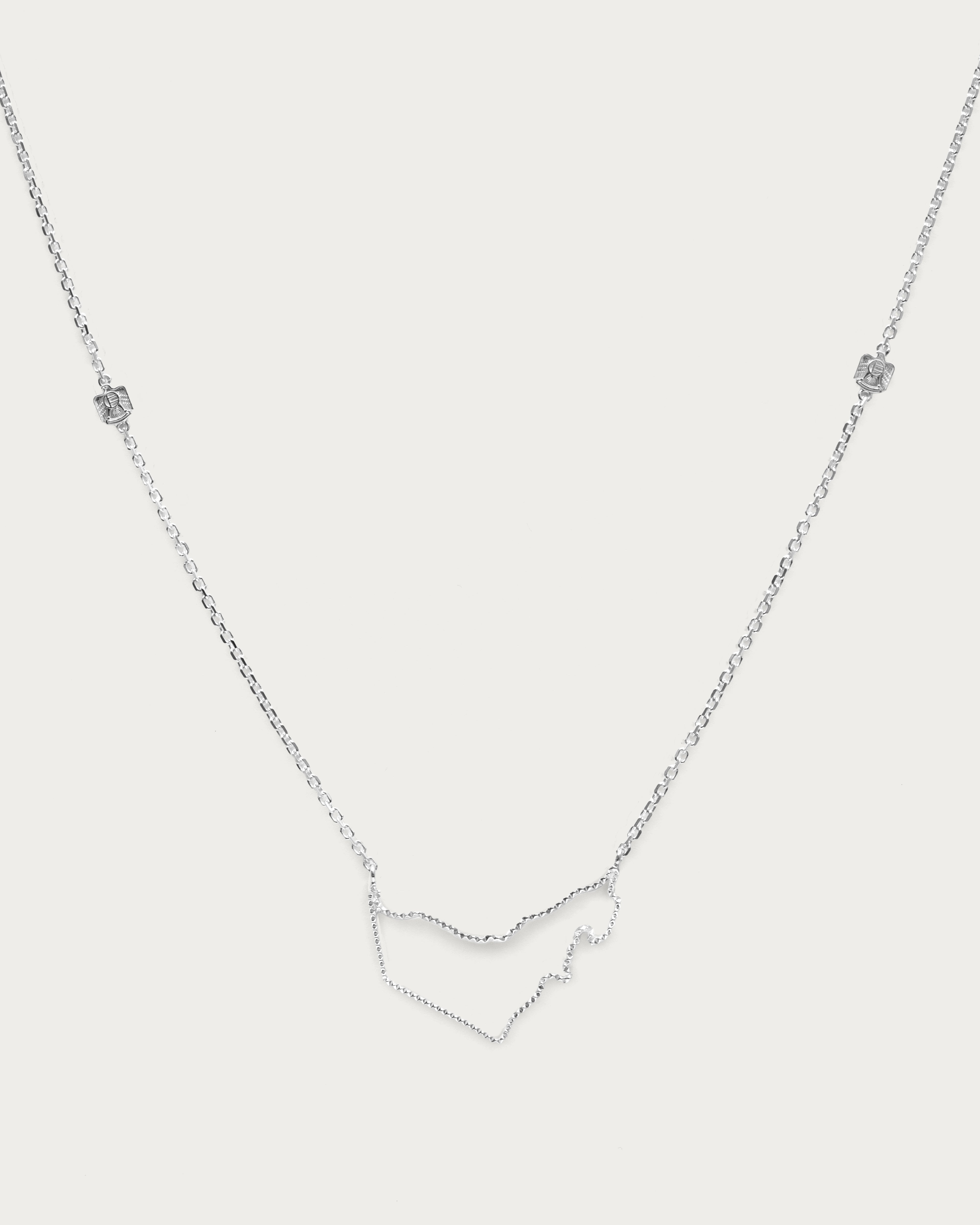 UAE Map Necklace