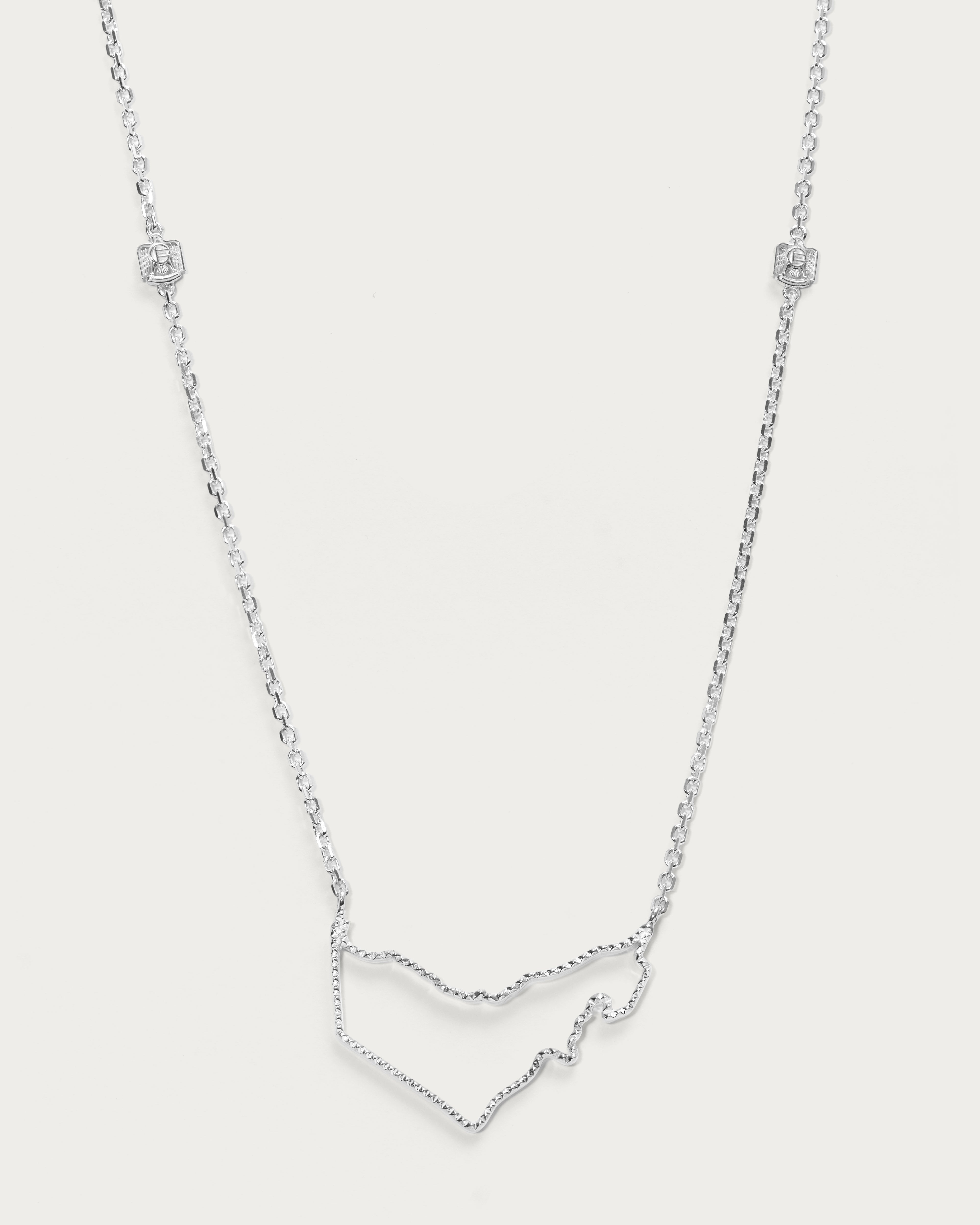 UAE Map Necklace